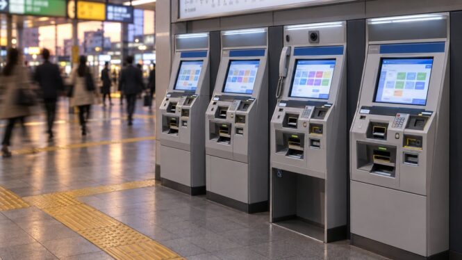japan compact kiosks